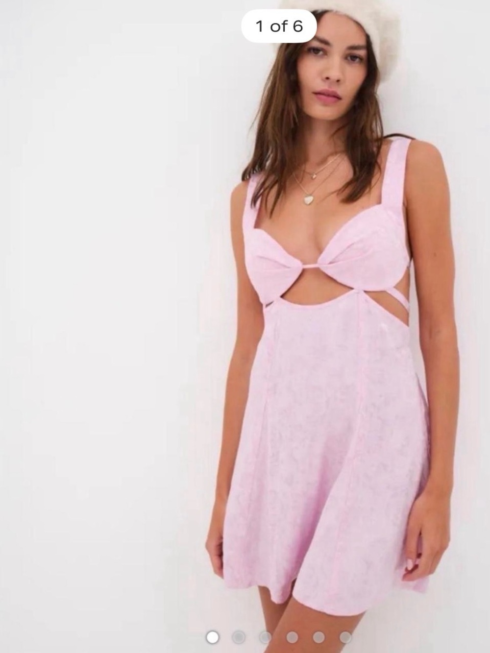 For Love And Lemons Pink Floral dress